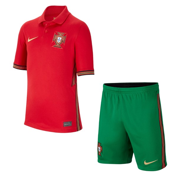 Camiseta Portugal Primera Equipación Niños 2020 Rojo